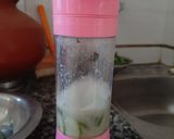 A picture of step 2 of Cucumber cooler.