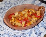 Foto del paso 3 de la receta: Tiras de pollo al wok con pimientos  (3 variantes con la misma receta)
