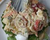 Une image de l'étape 4 de 🥯 Bagel veggie sauce tartare allégée.
