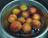 Hình bước làm 1 của món Đào ngâm