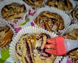 Foto langkah ke 10 dari resep Roti Pasta Ubi Ungu.