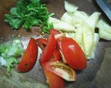 Hình bước làm 2 của món Cá Bả trầu nấu canh thơm cà