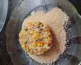 Foto del paso 3 de la receta: Hamburguesas de arroz con vegetales crudos
