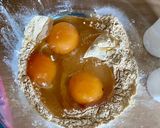 Une image de l'étape 1 de Gaufres healthy à la farine de patate douce et coco.