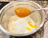 A picture of step 6 of Cake with Almond Cream and Orange Jam.