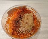 Koreai répasaláta recept fázis 3 fotója