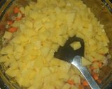 A picture of step 2 of Potato Soup.