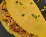A picture of step 14 of Stuffed and crispy Turmeric Rice flour Pancake.