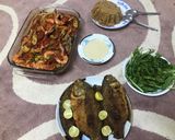 صورة لخطوة 3 من وصفة طاجن جمبري وشوربه سي فود ورز صياديه وسمك مقلي 😍😍
