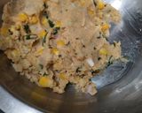 A picture of step 2 of Corn Cutlets.