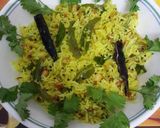 A picture of step 6 of Raw mango rice.