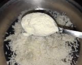 A picture of step 1 of Paneer jamun.