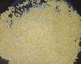 A picture of step 2 of Moong dal halwa.