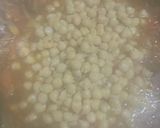 A picture of step 4 of White Chana pulao.