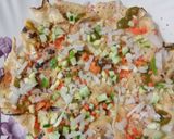 A picture of step 4 of Masala Khichiya Papad.