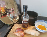 Une image de l'étape 2 de Cabillaud sauce exotique.