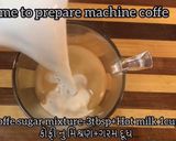 A picture of step 3 of Machine Coffee.