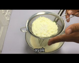 Foto langkah ke 2 dari resep Bolu susu 1 telur tanpa mixer.