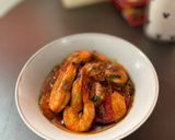 Foto langkah ke 4 dari resep Udang goreng saus mentega ❤️.