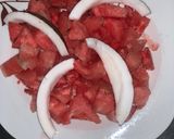 Watermelon and coconut smoothiematakin girki2 hoto