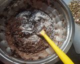 A picture of step 8 of Eggless Whole Wheat Chocolate fudge Brownie.