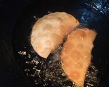 A picture of step 7 of Coconut Gujia.