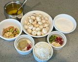 A picture of step 1 of Makhana Panjiri.