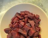 A picture of step 1 of Huzarensla Salad - Dutch Salad.