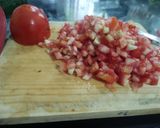 A picture of step 2 of Machaca a la Mexicana.