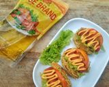 Foto langkah ke 5 dari resep Hotdog mie sosis.