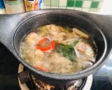รูปขั้นตอนการทำที่ 3 ของ ต้มยำไก่ใส่เห็ด🐔🐔
