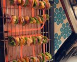 A picture of step 4 of Grill chicken kebab.