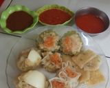 Foto langkah ke 2 dari resep Siomai campur dari olahan udang, ayam, ikan mujair 😊😊.