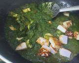 A picture of step 4 of Lasooni Palak Paneer or Garlic Spinach Cottage Cheese Curry.