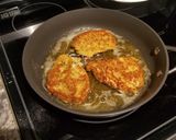 A picture of step 6 of Chicken Schnitzel.