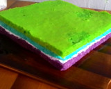 Foto langkah ke 5 dari resep Rainbow Cake Kukus Ny.Liem Super Lembut.