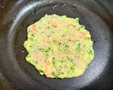 A picture of step 3 of Savoury Veggie Pancakes.