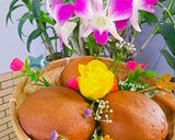Hình bước làm 8 của món Bánh papparoti nhân phô mai con bò cười