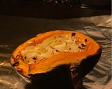 A picture of step 2 of Baby pumpkin and onions.