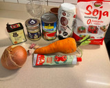 Foto del paso 1 de la receta: Lasaña vegana de boloñesa de soja