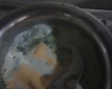 A picture of step 3 of Cheesy Spinach pasta.