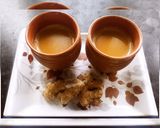 A picture of step 4 of Galangal tea.