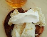 Foto del paso 4 de la receta: Manzana asada en barbacoa con topping de helado y nata