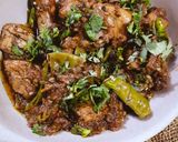 A picture of step 4 of 3 Spice khatti karahi.