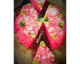 A picture of step 12 of Kolkata Special: Bhapa Sandesh- Strawberry Flavoured.