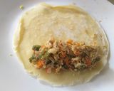 A picture of step 3 of Chicken spring rolls.