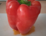 Foto del paso 4 de la receta: Pimiento rojo relleno de ternera al horno