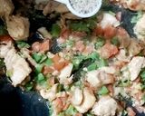 A picture of step 7 of Chicken chilli sauce.