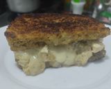 Foto del paso 9 de la receta: Sándwich🍍de pollo🧀y queso🍞🥯🍗