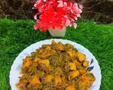 A picture of step 4 of Methi Sabji.